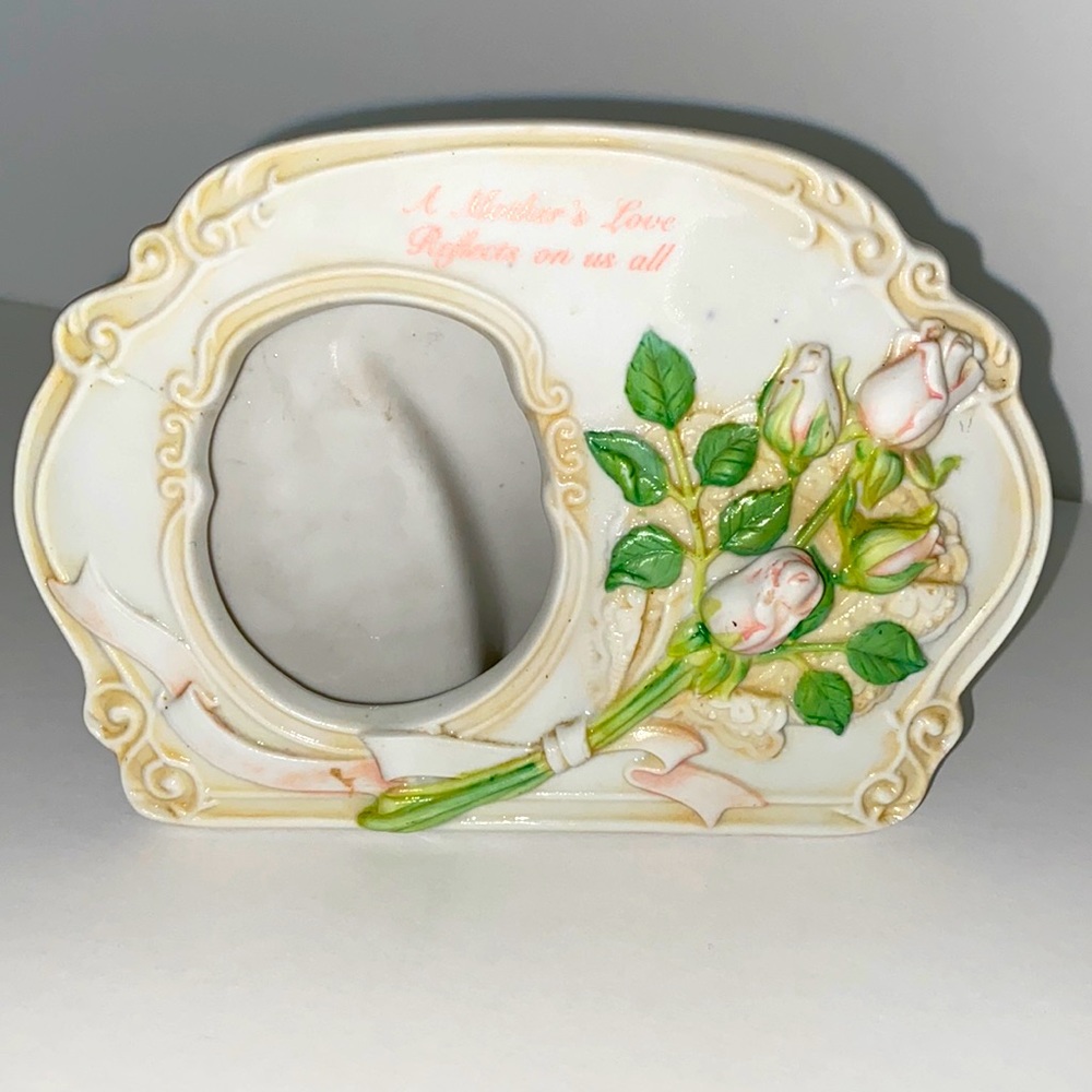 Vintage Enesco Bisque Porcelain “Mother 1987 frame